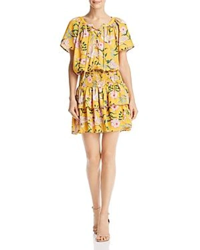 Beltaine Printed Blouson Dress - 100% Exclusive In Marigold