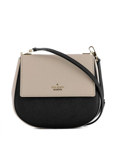 Kate Spade Beige Leather Shoulder Bag In Multicolor