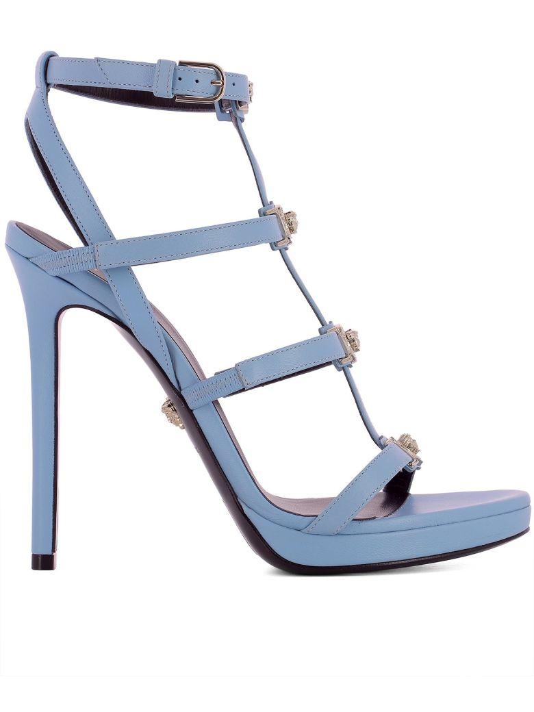 versace blue heels