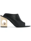 Coliac Block Heel Sandals - Black