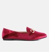London Rag Croc Textured Metal Show Detail Loafers In Red
