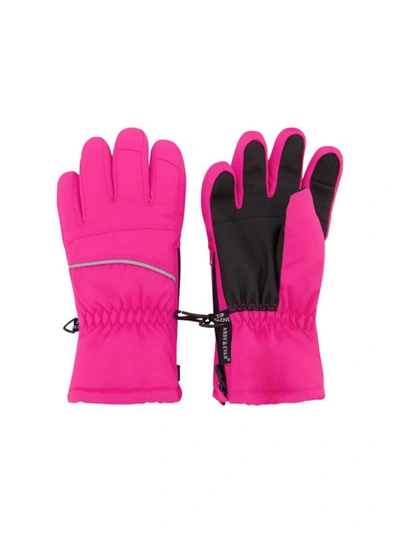 Andy & Evan Little Kid's & Kid's Insulated Zip Gloves In Pink