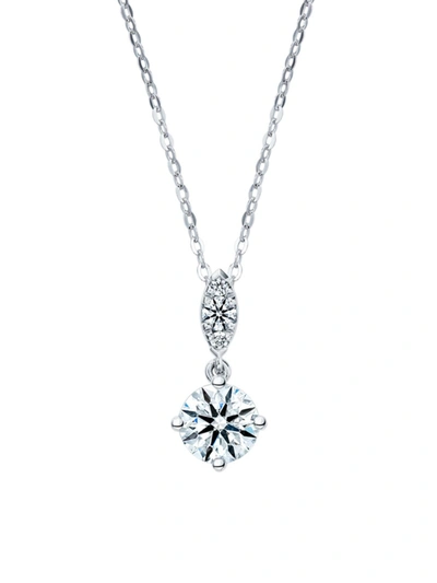 Hearts On Fire Aerial 18k White Gold & 0.37 Tcw Diamond Petite Drop Pendant Necklace