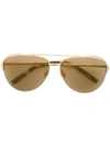 Boucheron Aviator Sunglasses In Metallic