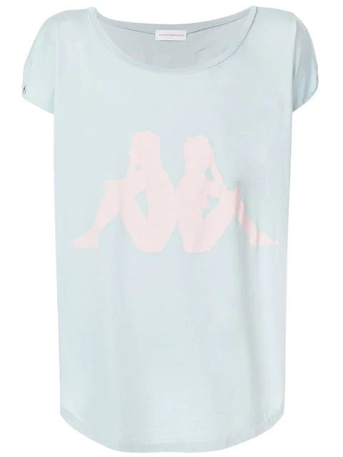 light blue kappa t shirt