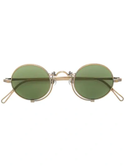 Matsuda Oval Frame Sunglasses In Metallic