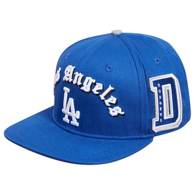 Pro Standard Royal Los Angeles Dodgers 2020 World Series Old English Snapback Hat