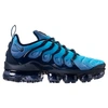 Nike Air Vapormax Plus Running Shoes In Obsidian/photo Blue/black