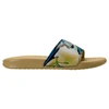 Nike Women's Benassi Jdi Print Slide Sandals, Yellow - Size 7.0