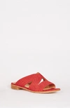 Red Calf Suede