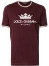 Dolce & Gabbana Logo Print T-shirt - Pink