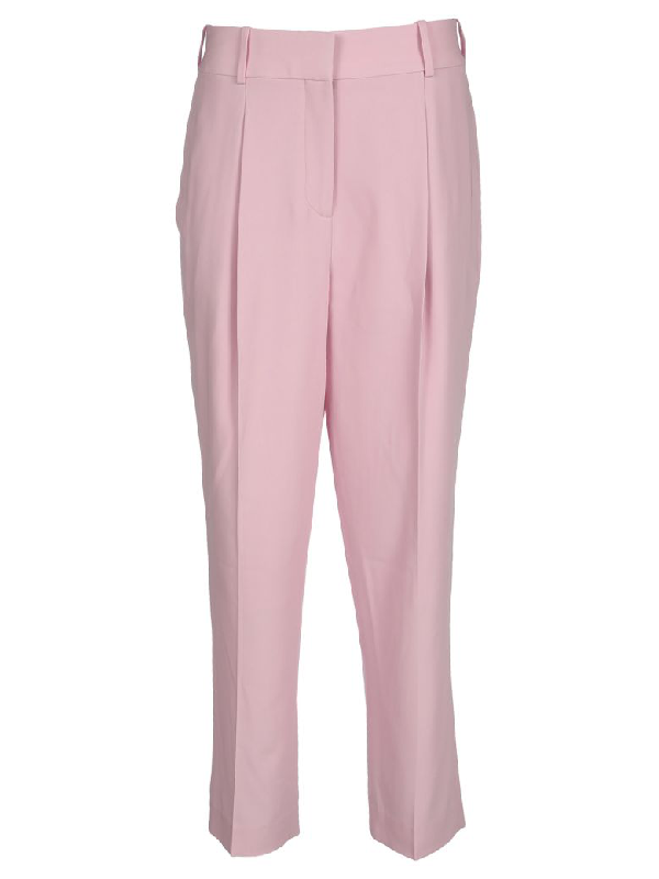 Bottega Veneta High Waist Pants In Pink | ModeSens