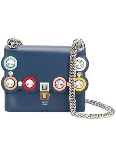 Fendi Kan I Shoulder Bag - Blue