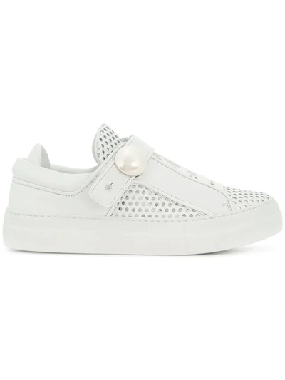 Nicholas Kirkwood Pearlogy Low Top Sneakers In White