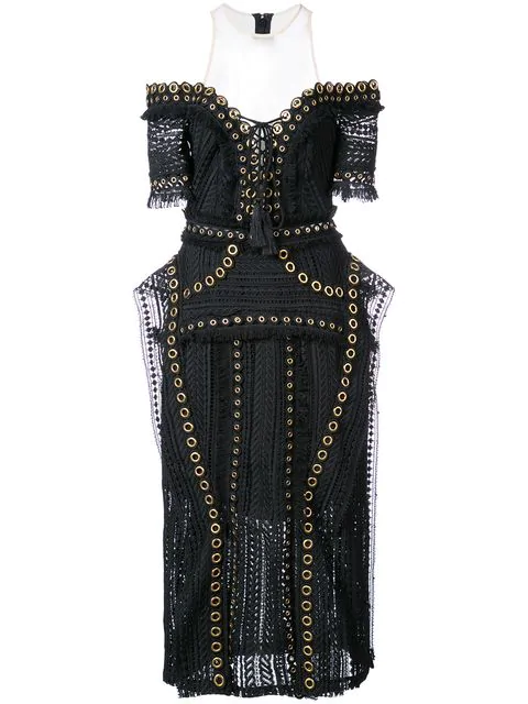 thurley black and white dress