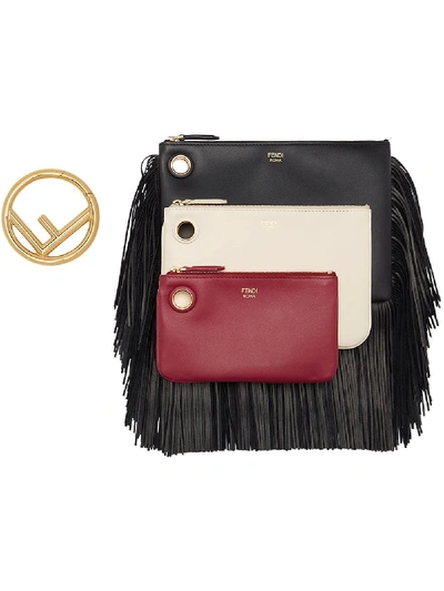 Fendi Triplette Fringed Bag - Multicolour