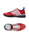 Dsquared2 Sneakers In Red