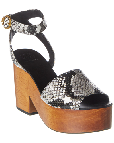 Tory Burch Camilla 100mm Leather Sandal In Black