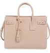 Saint Laurent Sac De Jour Small Supple Leather Bag In Nude Rose