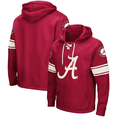 Colosseum Crimson Alabama Crimson Tide 2.0 Lace-up Hoodie