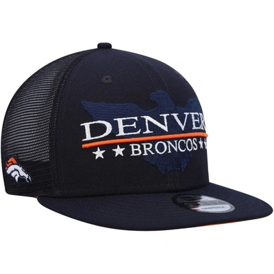 New Era Navy Denver Broncos Totem 9fifty Snapback Hat