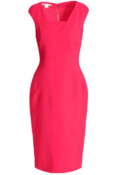 Antonio Berardi Woman Layered Crepe Dress Bright Pink