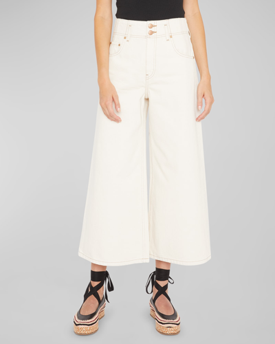 Ulla Johnson The Yvette Wide-leg Jeans In Cowrie Wash