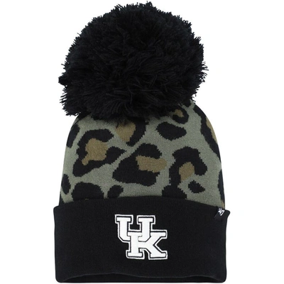 47 ' Hunter Green Kentucky Wildcats Bagheera Cuffed Knit Hat With Pom