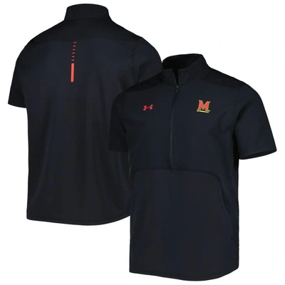 Under Armour Black Maryland Terrapins Motivate 2.0 Half-zip Jacket