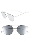 Dior Pressure 57mm Sunglasses - Palladium