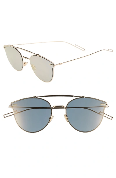 Dior Pressure 57mm Sunglasses - Gold