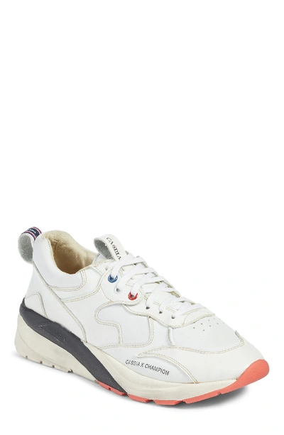 Casbia Champion Veloce Atl Sneaker In White Leather