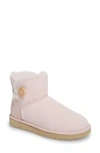 Ugg 'mini Bailey Button Ii' Boot In Seashell Pink