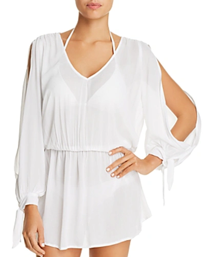 Soluna Solid Dress Swim Cover-up In White