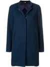 Fay Long Sleeved Trench - Blue