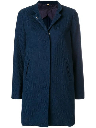 Fay Long Sleeved Trench - Blue