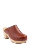 Nisolo All-day Heeled Clogs In Brandy