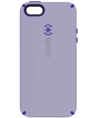 Speck Candyshell Phone Case For Iphone 5/5s/se In Heather Purple/ultraviolet Purple