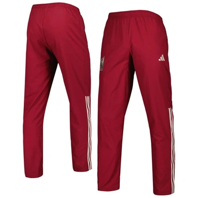 Adidas Originals Adidas Burgundy Mexico National Team Aeroready Pre-match Pants