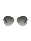 Tiffany & Co Women's 57mm Round Sunglasses In Grey Gradient