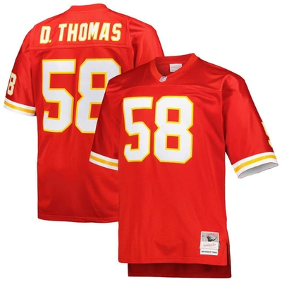 Mitchell & Ness Derrick Thomas Red Kansas City Chiefs Big & Tall 1994 Retired Player Replica Jersey