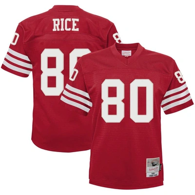Mitchell & Ness Kids' Toddler  Jerry Rice Scarlet San Francisco 49ers 1990 Retired Legacy Jersey
