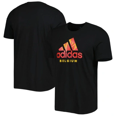 Adidas Originals Adidas Black Belgium National Team Dna Graphic T-shirt
