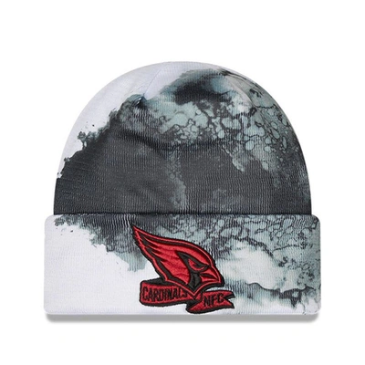 New Era Black Arizona Cardinals 2022 Sideline Ink Dye Tonal Cuffed Knit Hat