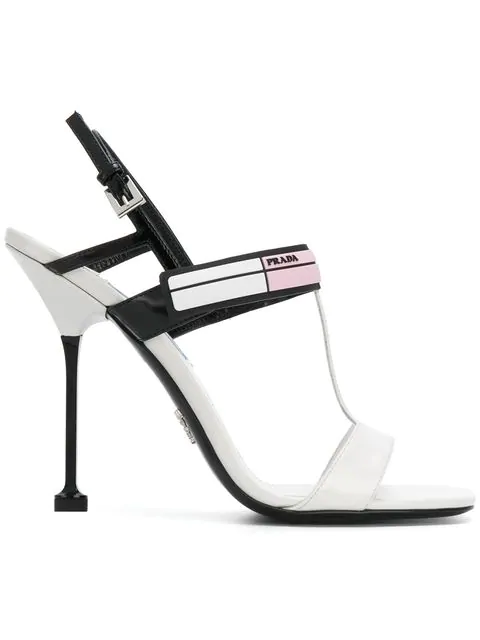 prada sporty nylon band strap sandals