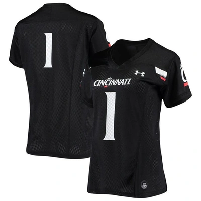 Under Armour #1 Black Cincinnati Bearcats Replica Football Jersey