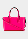 Christian Louboutin Cabata Nano East-west Patent Tote Bag In Pink