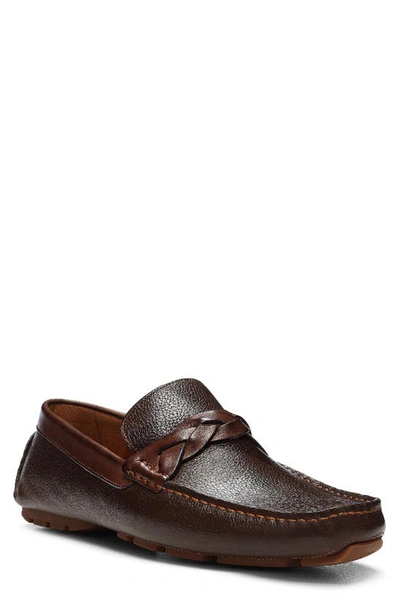 Donald Pliner Deacon Braided Loafer In Cappuccino