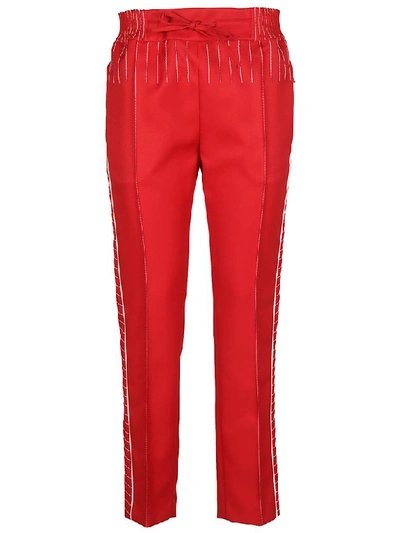 Valentino Contrasting Stitch Trousers