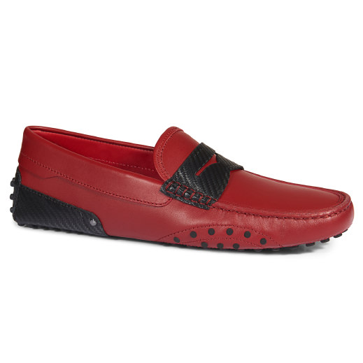 tod's for ferrari sneakers in leather